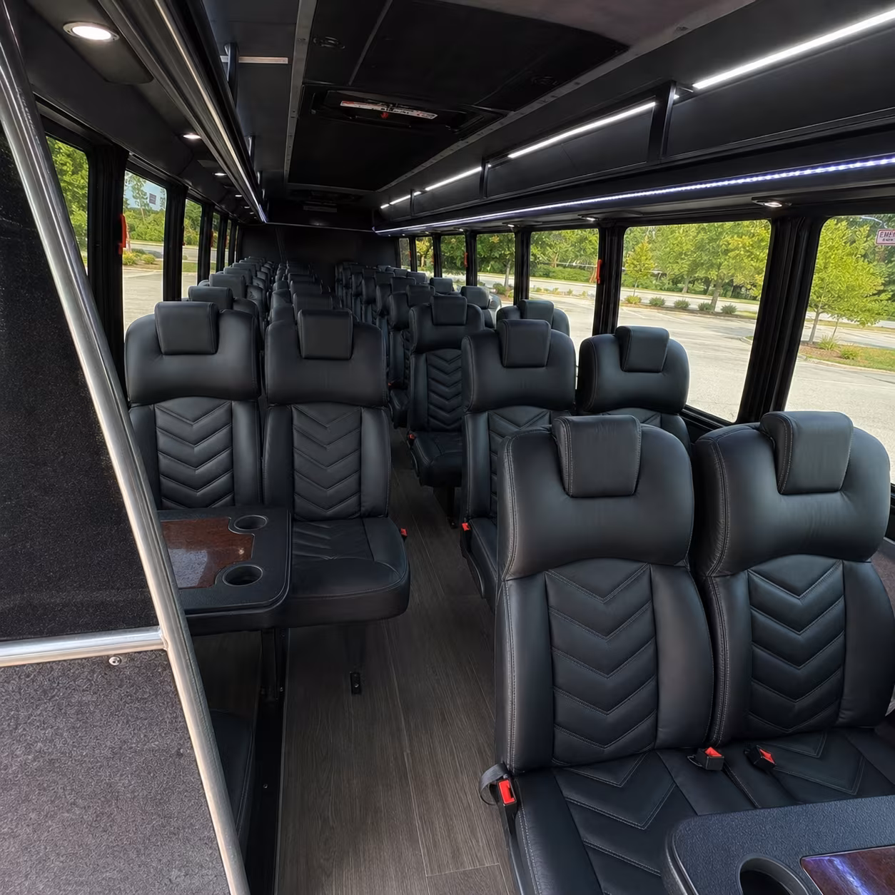 Oakland Airport Shuttle & Transportation party bus exterior