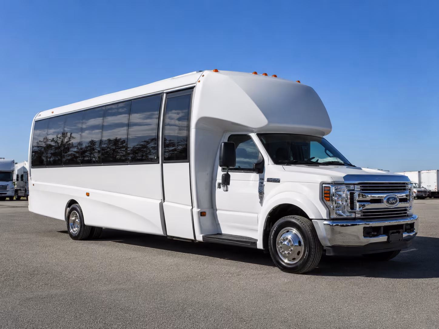 Oakland Airport Shuttle & Transportation party bus interior