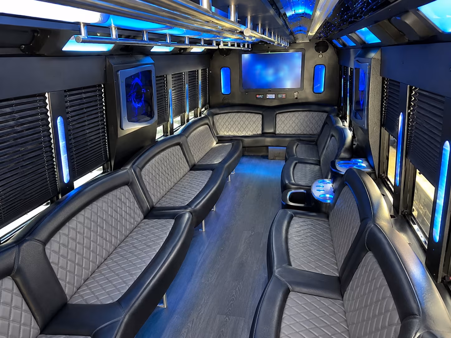 Oakland Bachelor & Bachelorette Transportation party bus exterior