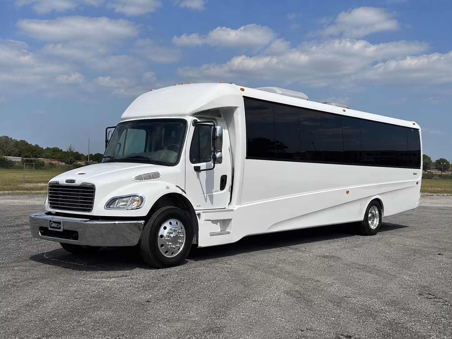 Oakland Prom & Homecoming Transportation party bus exterior