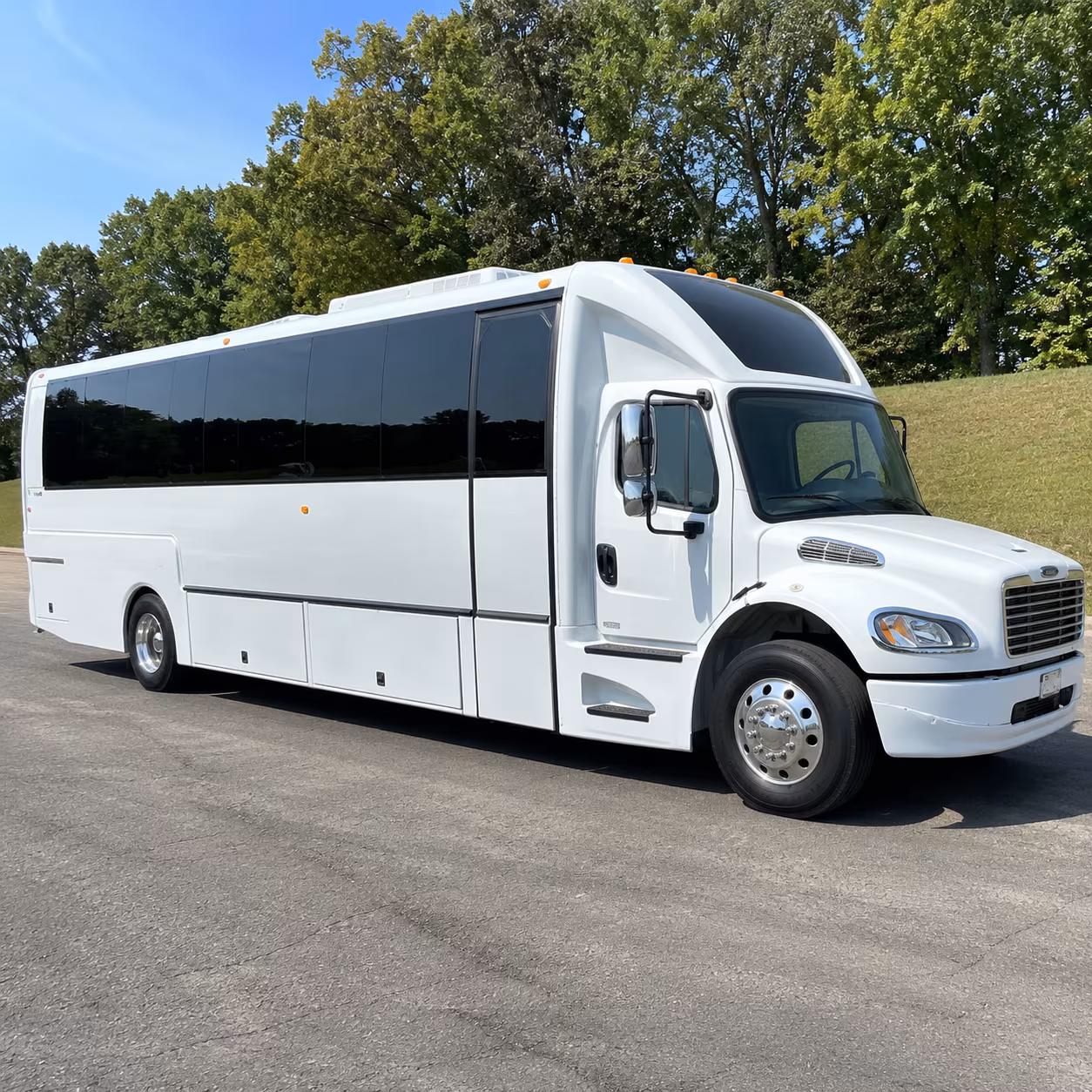 Oakland Prom & Homecoming Transportation party bus exterior