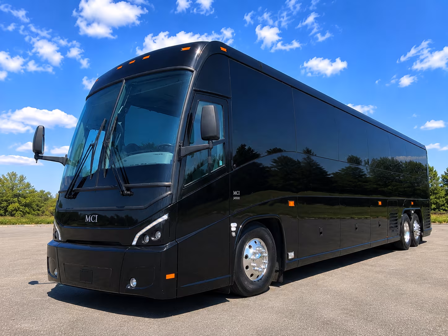 Oakland School Event Transportation party bus exterior