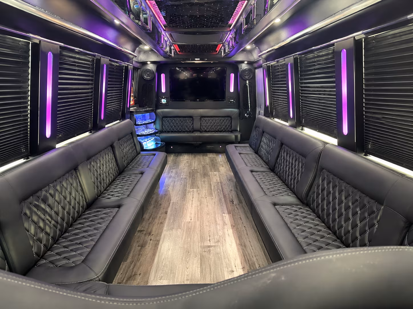 Oakland Sporting Event Transportation party bus exterior