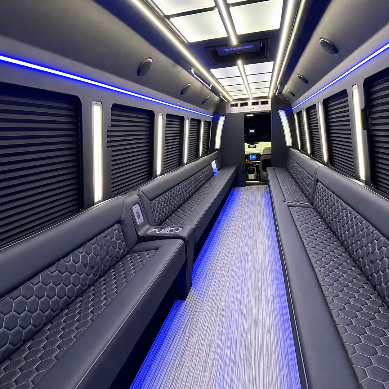 Oakland Wedding Transportation party bus exterior